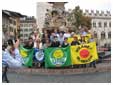 i candidati in piazza Duomo a Trento